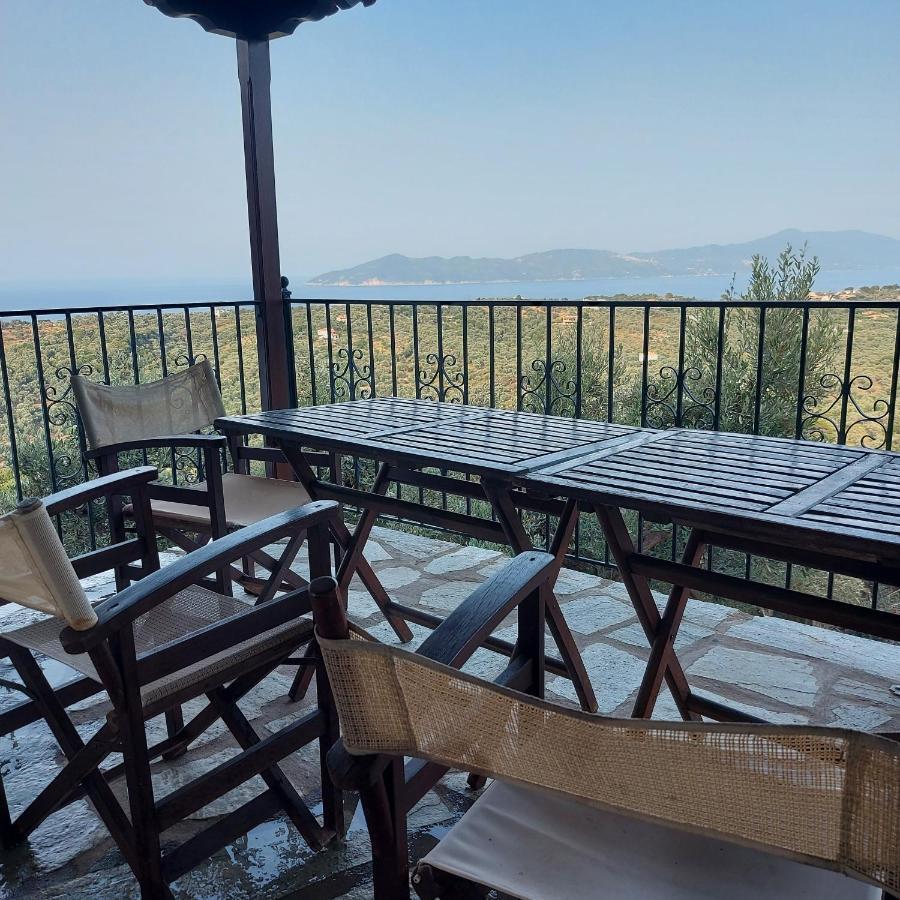 Villa Amfithea Moni Evaggelistrias Εξωτερικό φωτογραφία